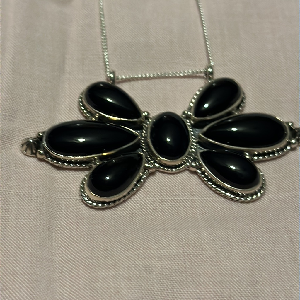 Nova Necklace In Black Onyx